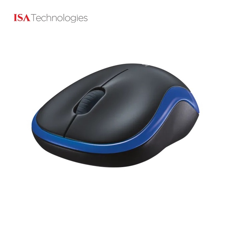 Chuột máy tính không dây Logitech M185, màu đỏ