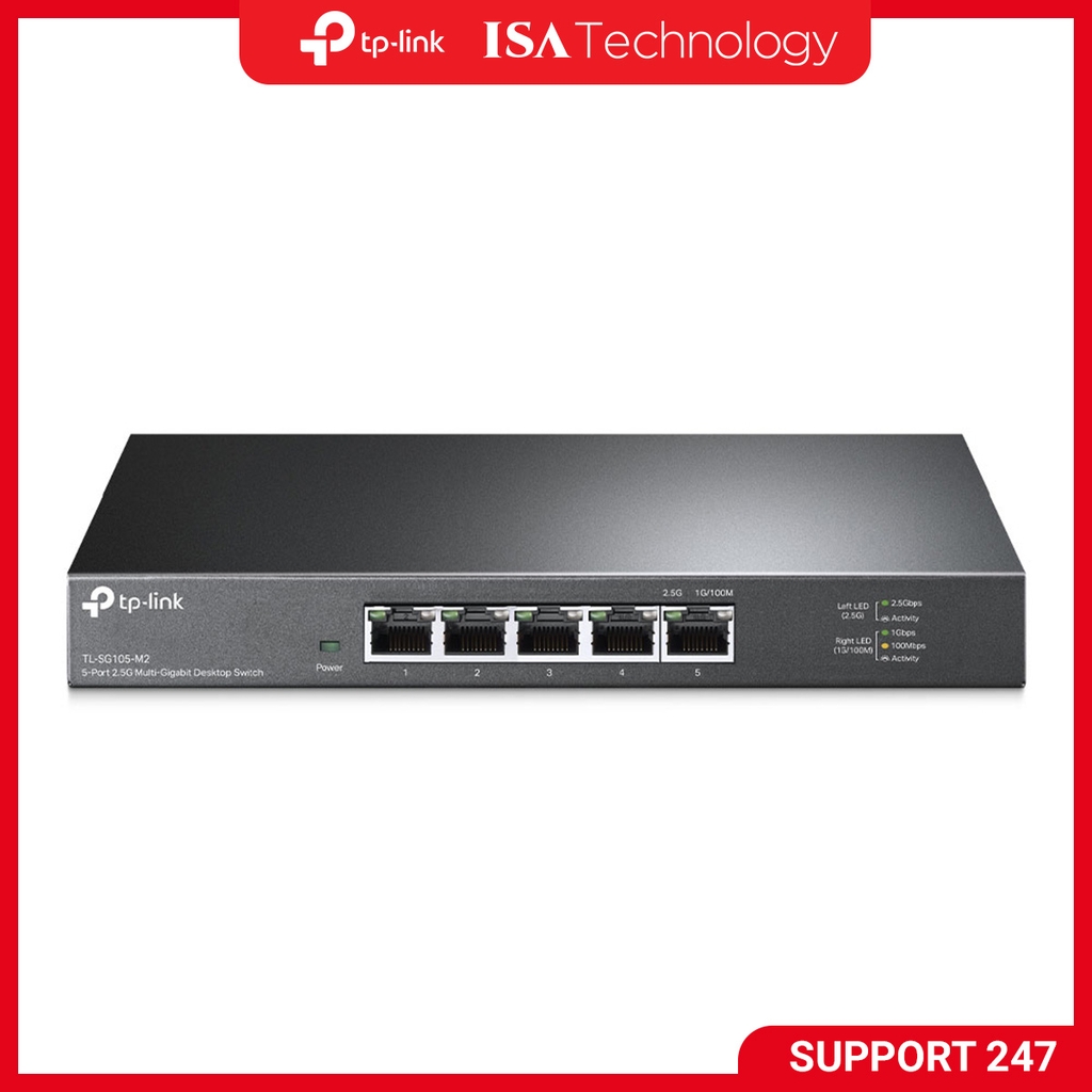 Switch 5 Port 2.5GbE TP-Link TL-SG105-M2