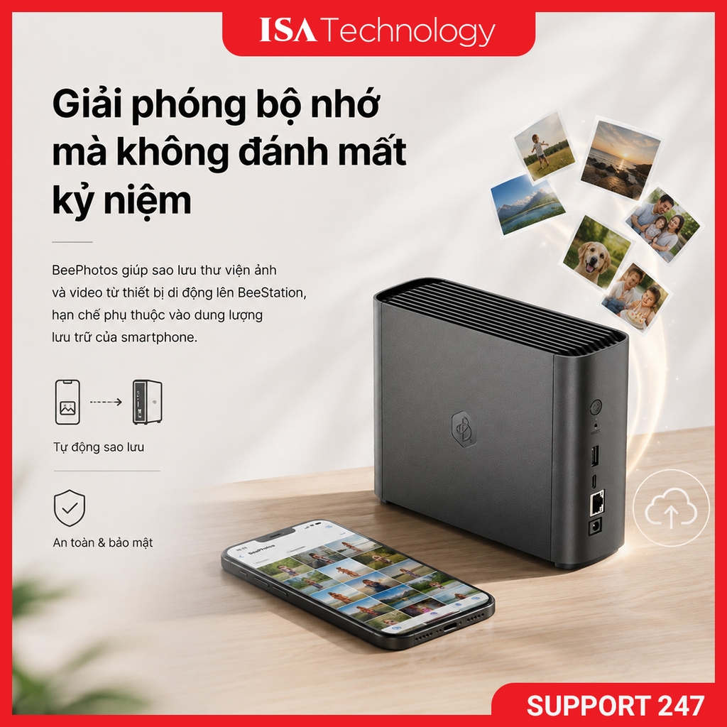 Thiết bị lưu trữ Synology Beestation BST150-4T