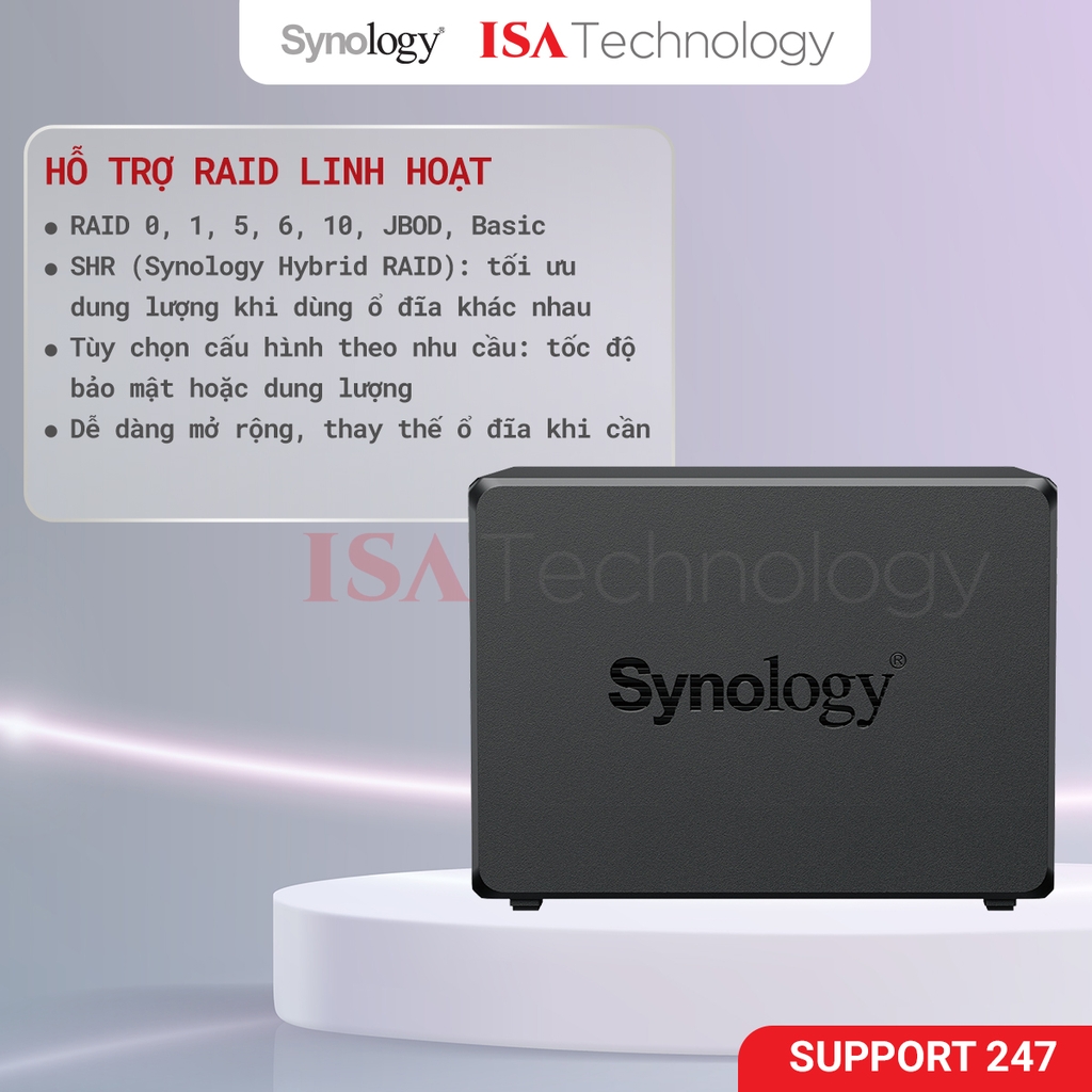 Thiết bị lưu trữ NAS Synology DS425+ 4 - bay ổ cứng