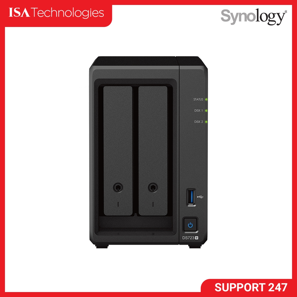 Thiết bị lưu trữ Nas Synology DS723+ 2 Bay