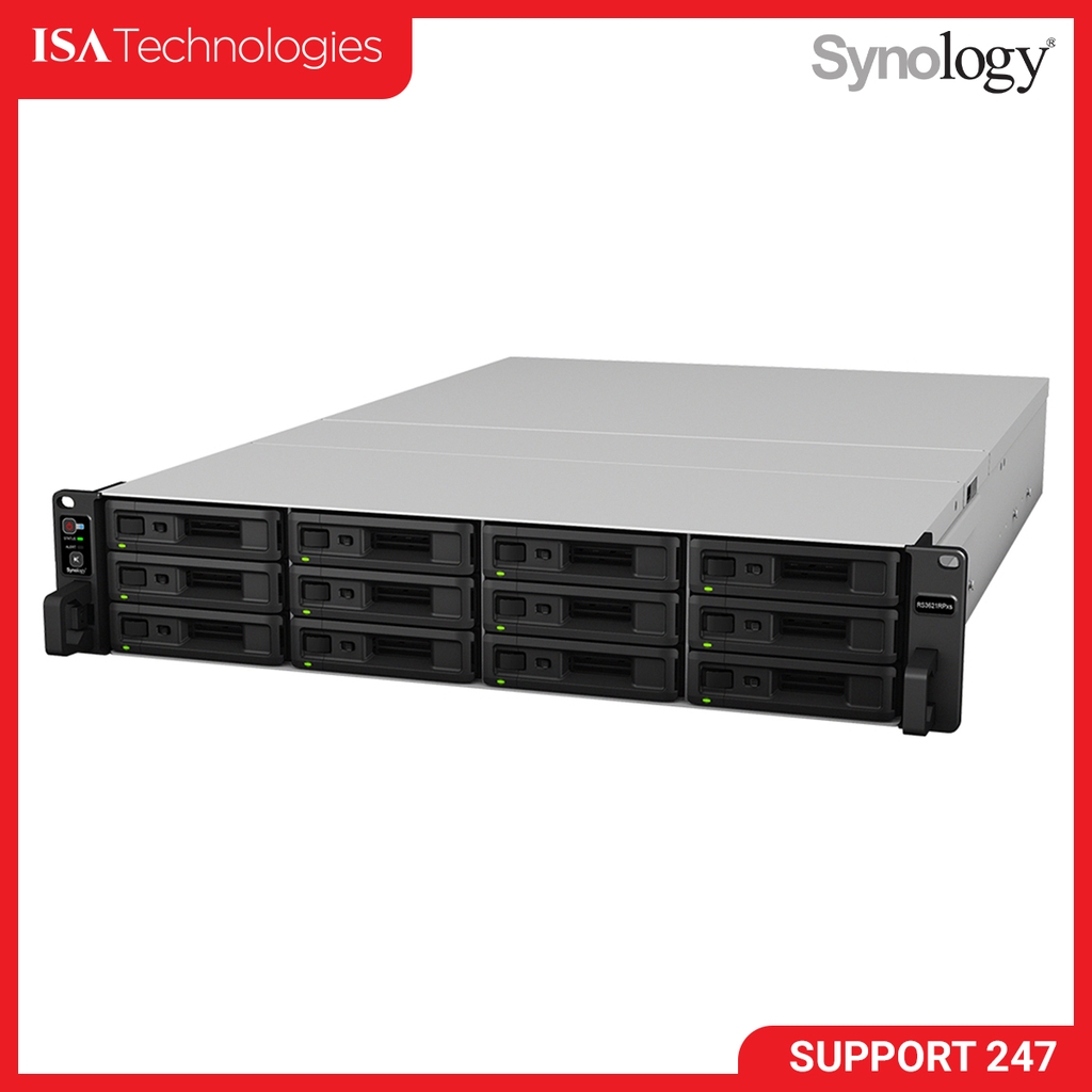 Thiết bị lưu trữ Nas Synology RS3621RPXS 12-bay (up to 36-bay)