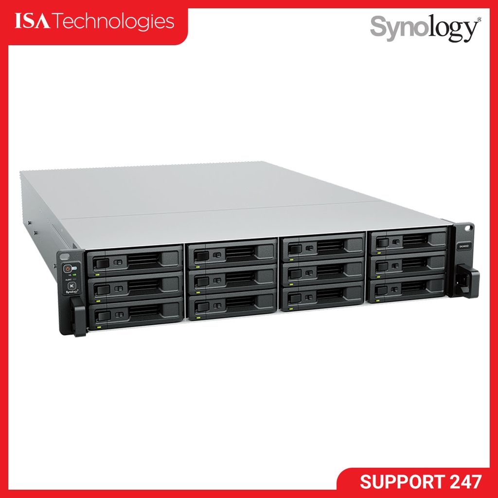 Thiết bị lưu trữ Nas Synology SA3400D 12-bay (up to 36-bay)