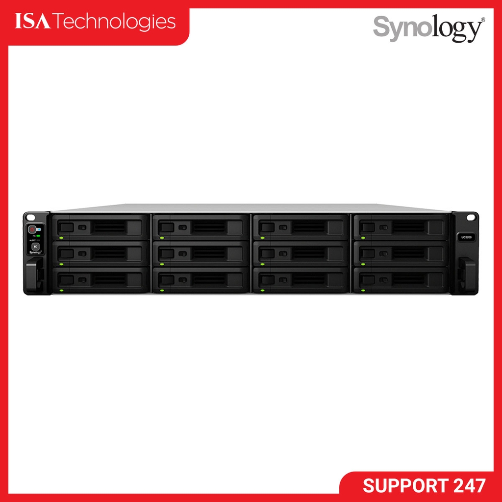 Thiết bị lưu trữ Nas Synology UC3200 12-bay (up to 36-bay)