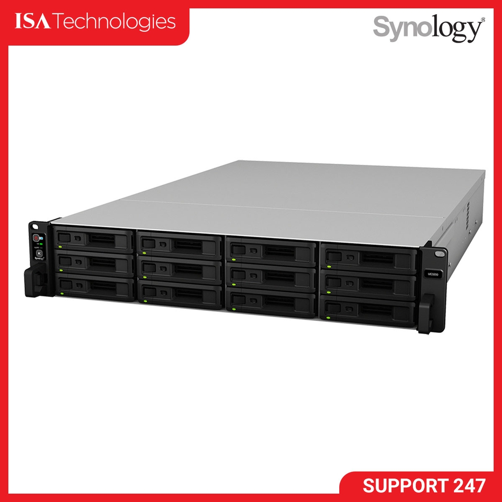 Thiết bị lưu trữ Nas Synology UC3200 12-bay (up to 36-bay)