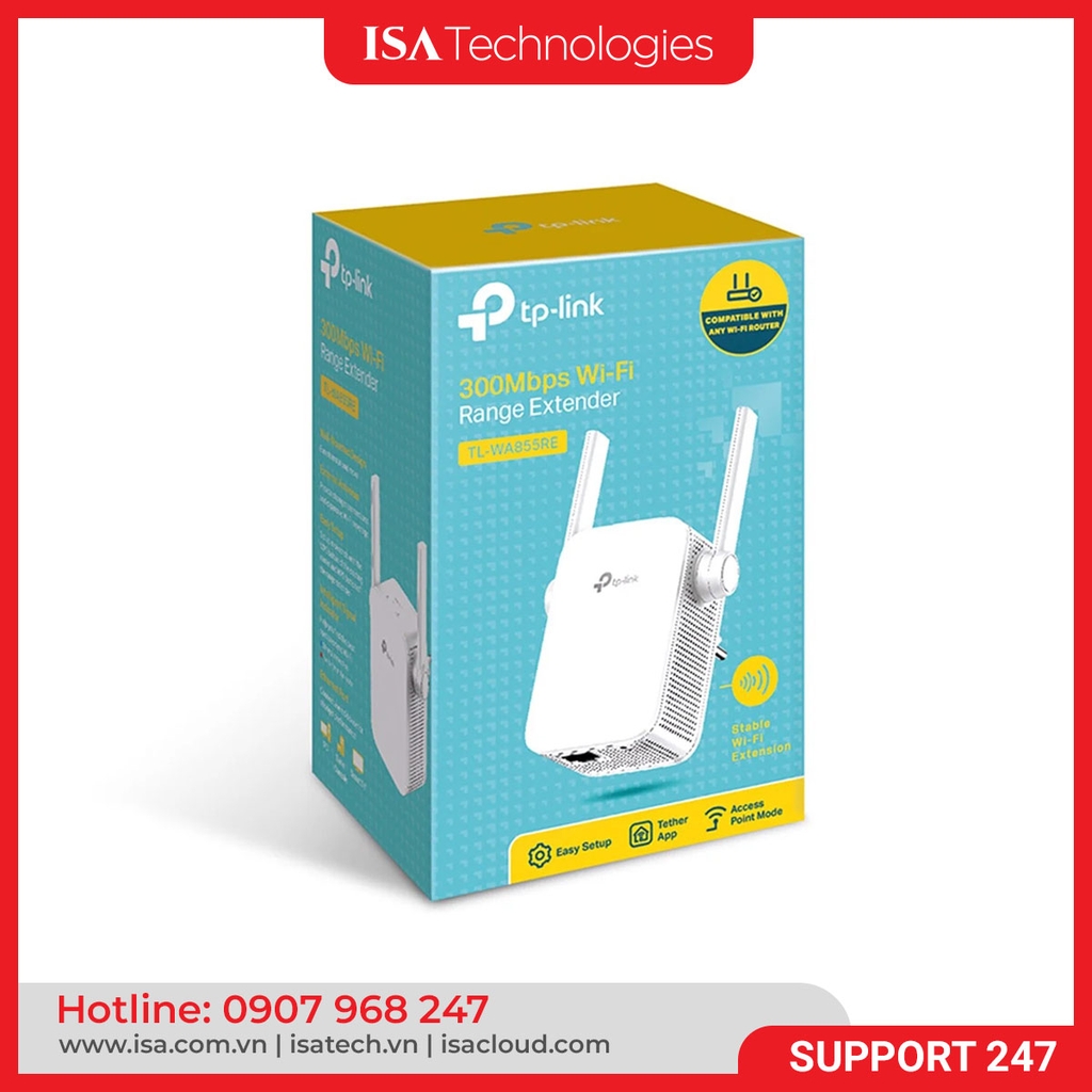 Thiết bị thu phát vô tuyến TP-LINK_TL-WA855RE - Chính hãng