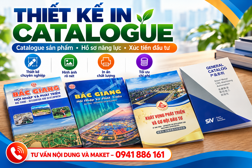 Thiết kế Catalogue, Profile công ty đẹp ấn tượng tại Hà Nội
