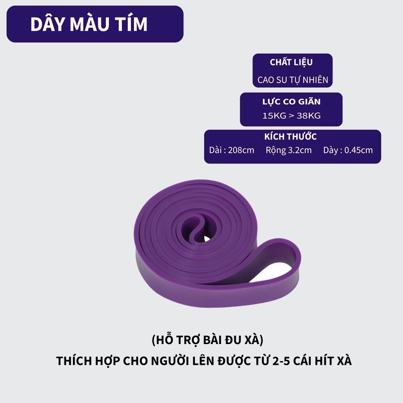 Dây Kháng Lực Hỗ Trợ Tập Xà Đơn Tập Gym Tại Nhà