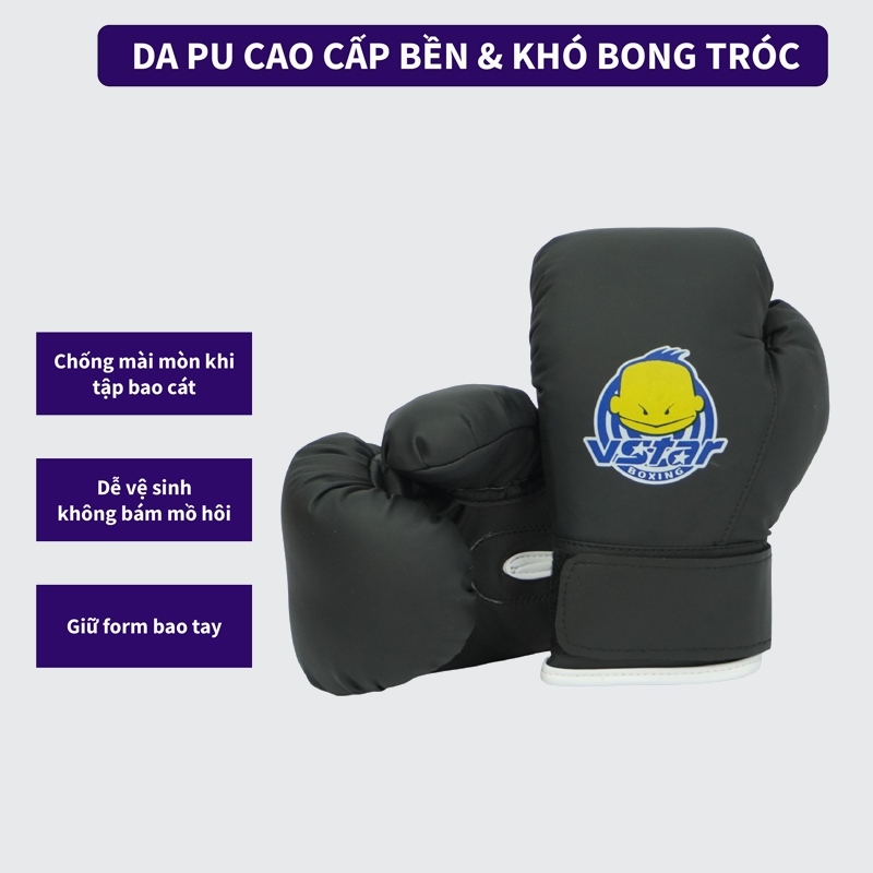 Găng Tay Boxing Bao Tay Tập Võ Trẻ Em