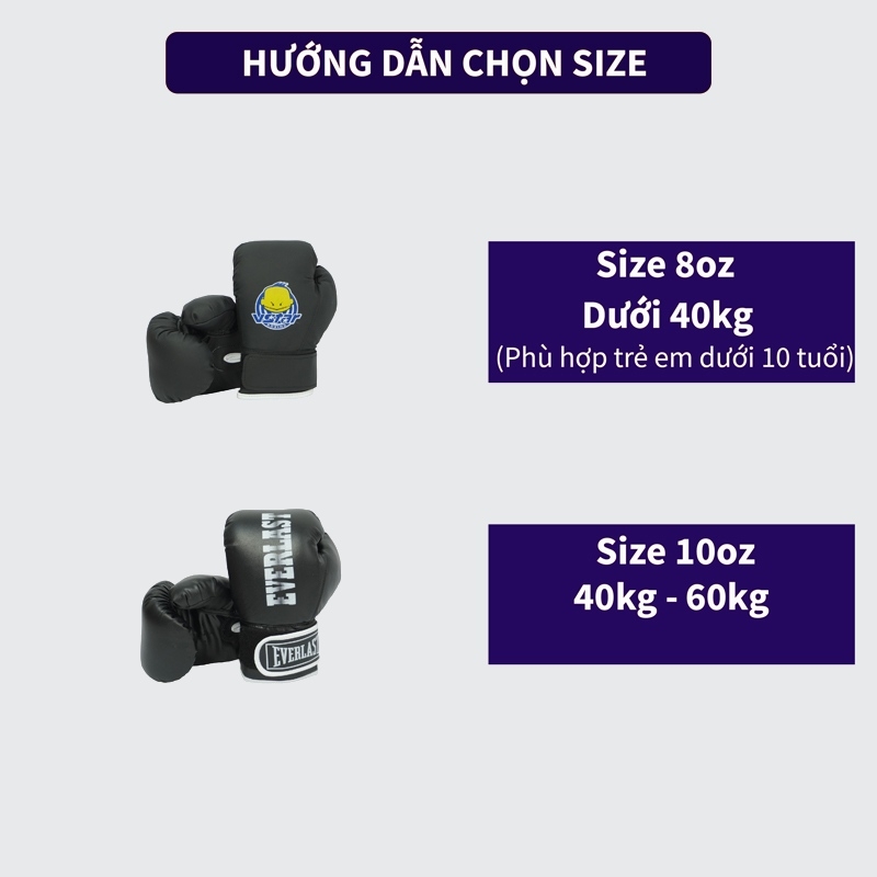 Găng Tay Boxing Bao Tay Tập Võ Trẻ Em