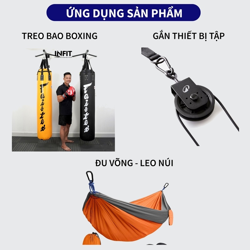 Móc Khóa An Toàn INOX 304 Treo Bao Đấm Boxing
