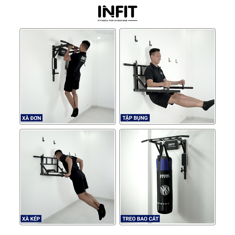 Xà Đơn Đa Năng Treo Tường INFIT Pro
