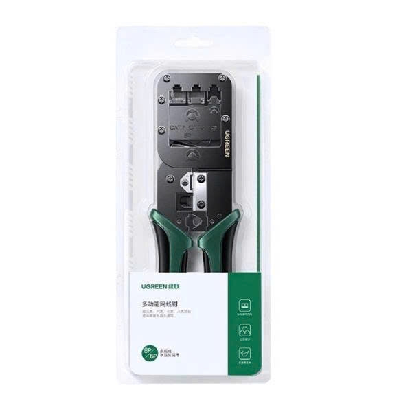 Kìm bấm mạng đa năng Ugreen 15115 NW200 RJ45 RJ11 RJ12 6P 8P Cat5 Cat6 Cat7 Cat8 cao cấp