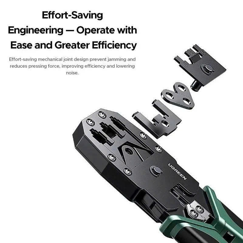 Ugreen Kìm bấm mạng RJ45 RJ11 UGREEN 35971 NW304 tích hợp dao tuốt vỏ