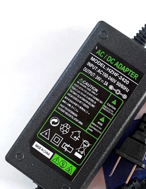 Nguồn Adaptor 24V 2A chân 5.5 x 2.5 dùng cho camera, máy in mã vạch ....mẫu ngẫu nhiên