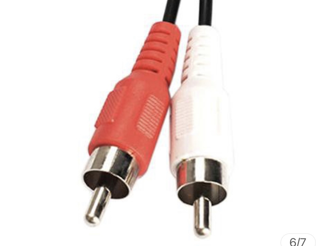 Cáp chuyển đổi Audio 3.5mm âm ra 2 đầu RCA hoa sen dài 50cm