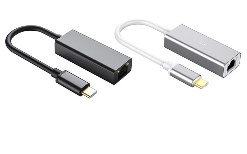 Cáp chuyển Type C sang mạng Lan RJ 45 100/1000Mbps Gigabit cho điện thoại. máy tính.M... có cổng C