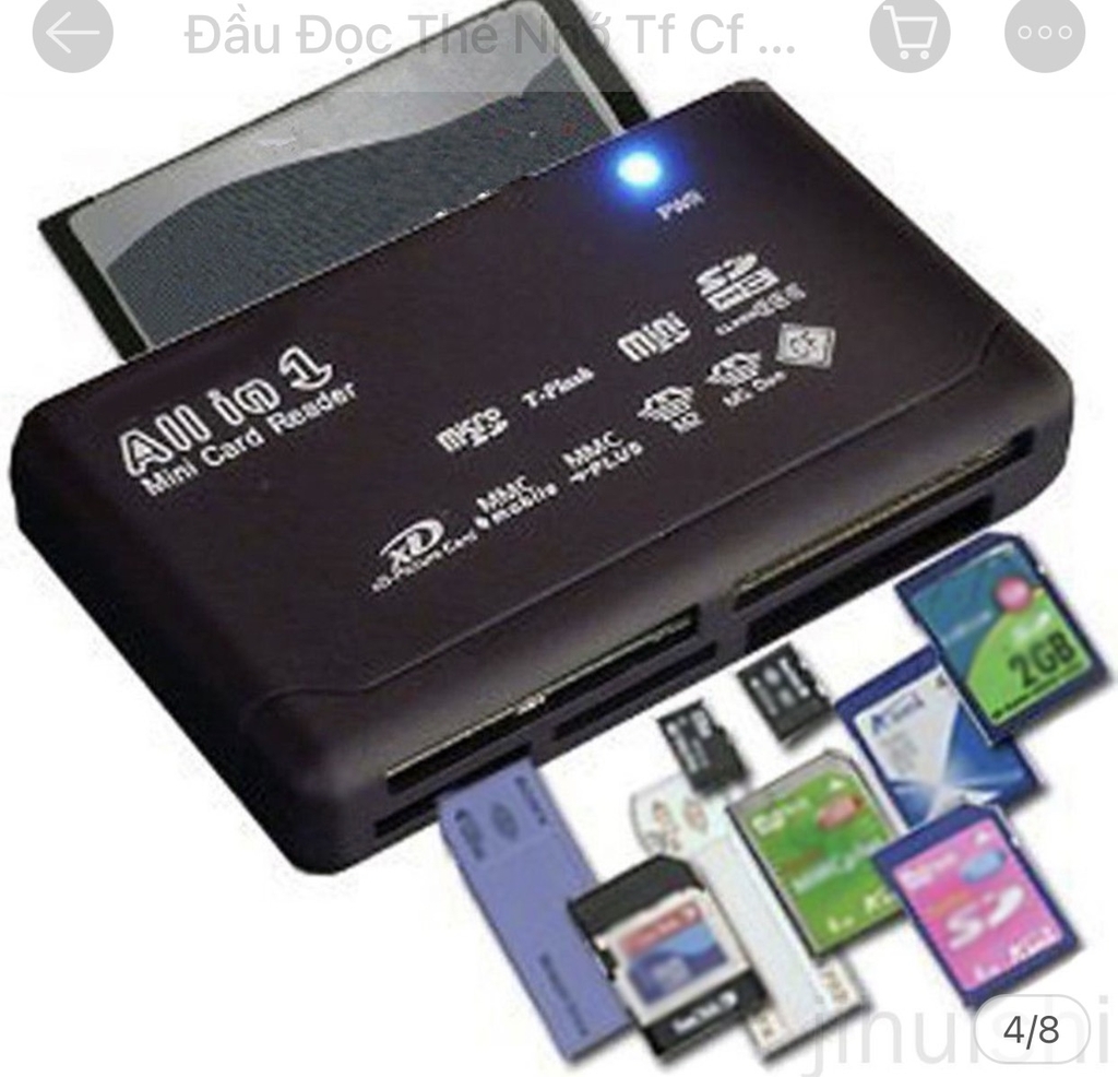 Đầu Đọc Thẻ Nhớ đa năng Tf Cf Sd Sdhc Mmc Ms Xd