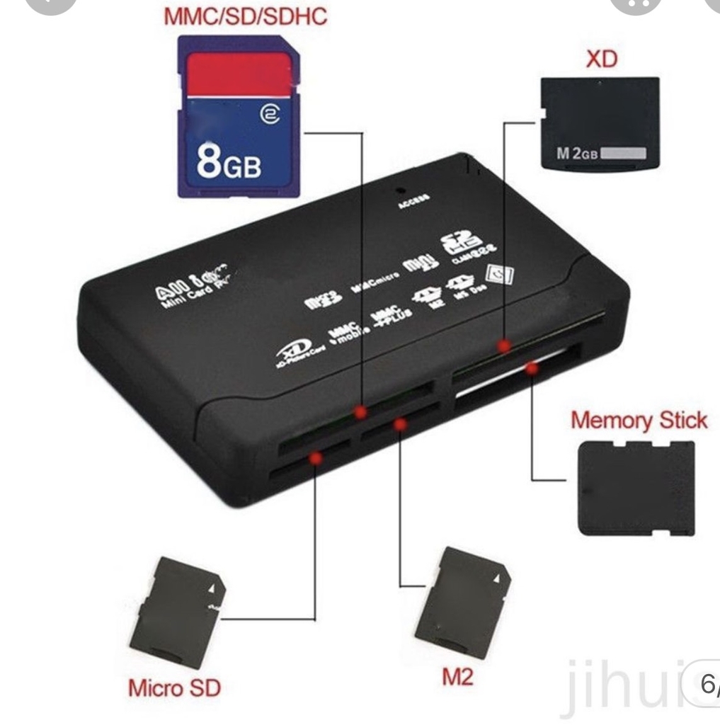 Đầu Đọc Thẻ Nhớ đa năng Tf Cf Sd Sdhc Mmc Ms Xd