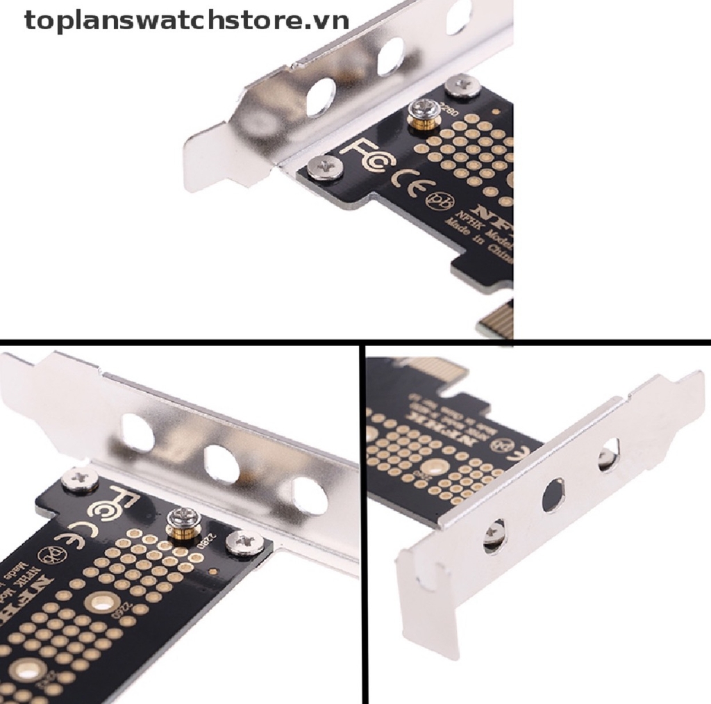 Card Chuyển Đổi M2 NVMe PCLE  Sang PCIE X1 Kèm Giá Đỡ Tiện Dụng