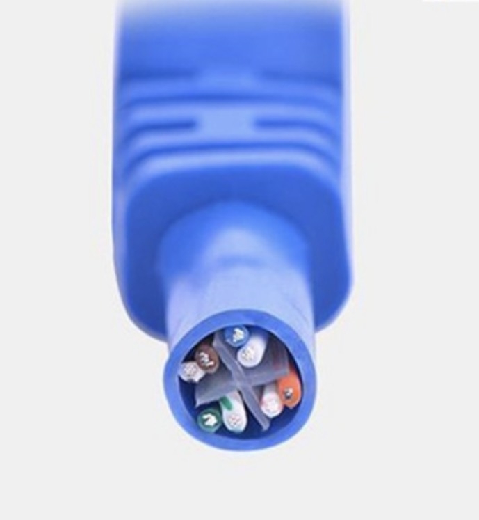 Cáp mạng Cat 6 dài 15M Ugreen NW102 đúc sẵn 2 đầu bấm màu xanh