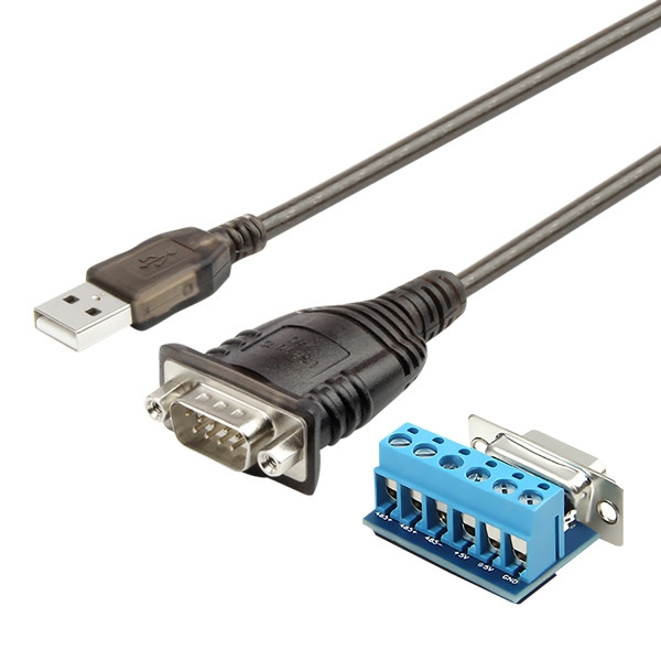 Unitek Cáp chuyển USB sang Com RS422 RS485 Unitek Y1802Achip FT232 có đèn LED