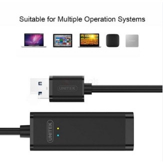 Cáp chuyển USB 3.0 sang mạng  Lan Gigabyte Unitek Y 3470BK