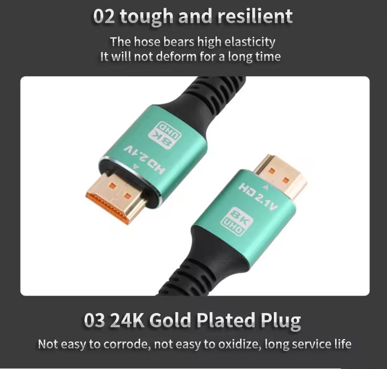 Cáp HDMI 2.1 5M Premium 8K Utra HD Full Box