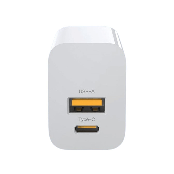 Củ(Cốc) sạc điện thoại nhanh Pisen TS C171 1C1A cổng C cổng USB 30W