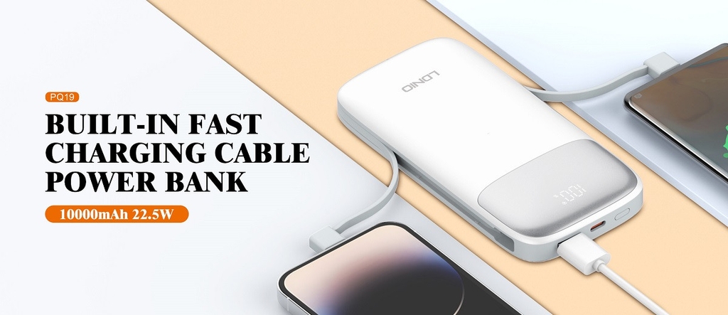 Sạc dự phòng LDNIO PQ20 PQ19 20.000mah 10.000mah có đèn led sạc nhiều thiết bị cùng lúc