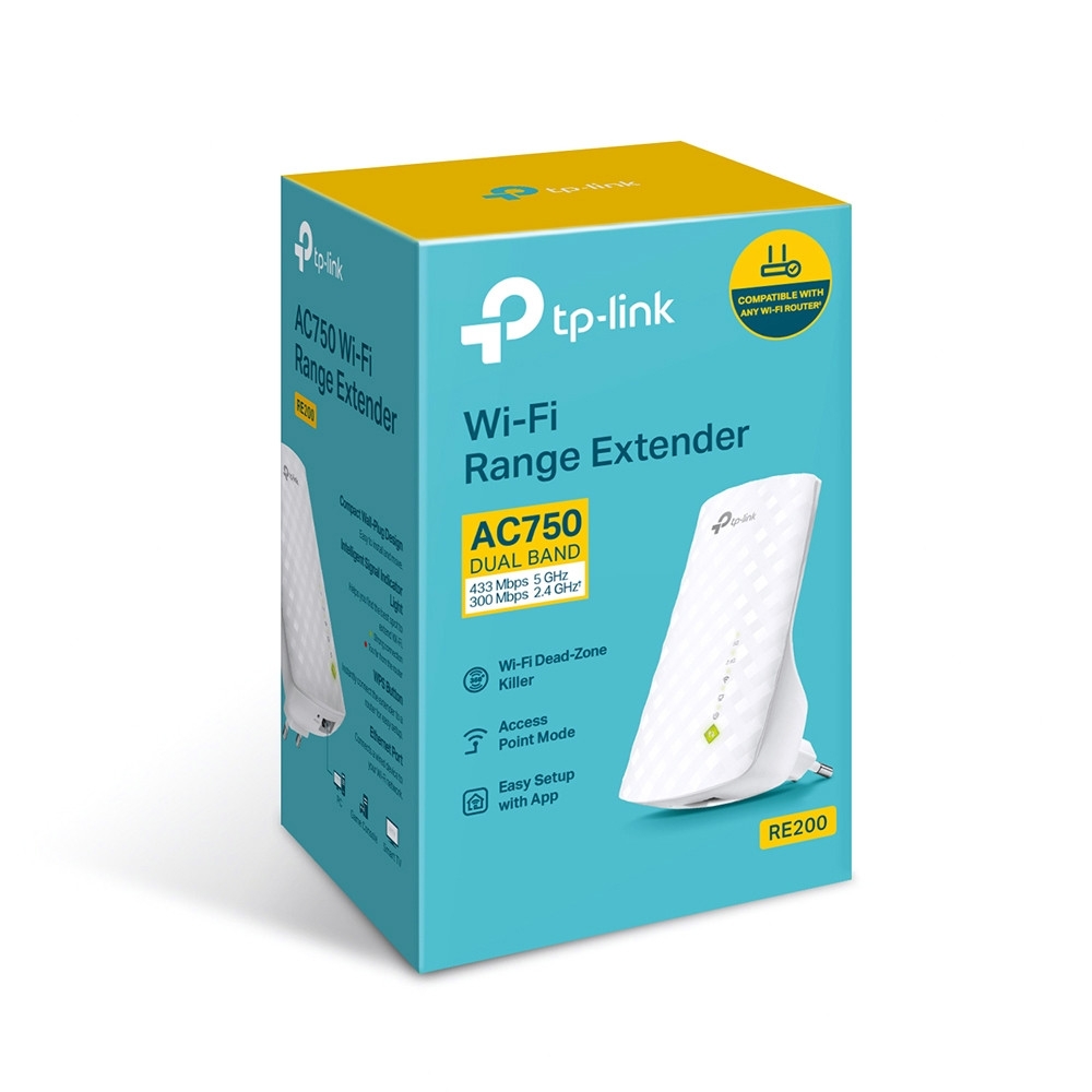 TP Link Bộ Kích Sóng Wi Fi TP Link RE200 Mesh AC750