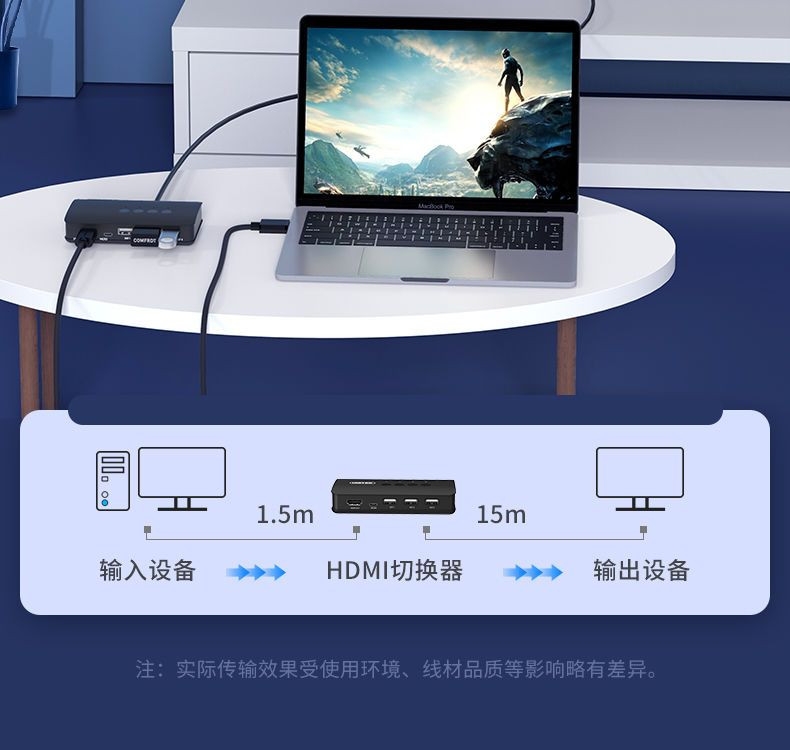 Unitek Bộ gộp HDMI KVM 2 Cpu sang 1 màn hình Unitek V148A dùng chung chuột bàn phím