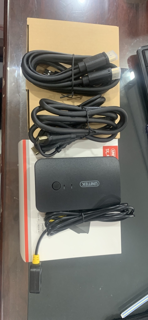 Unitek Bộ gộp HDMI KVM 2 Cpu sang 1 màn hình Unitek V148A dùng chung chuột bàn phím