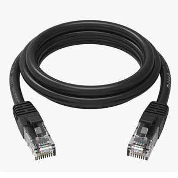 Cáp mạng Cat 6 1M Orico PUG-C6-10 BK Hàng chính hãng