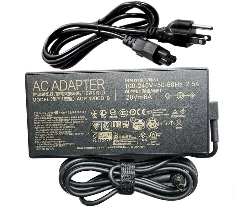 Sạc laptop Asus 20V-6A 120W chân kim nhỏ 4.0 x 3.5mm VivoBook K571 VivoBook Pro 15