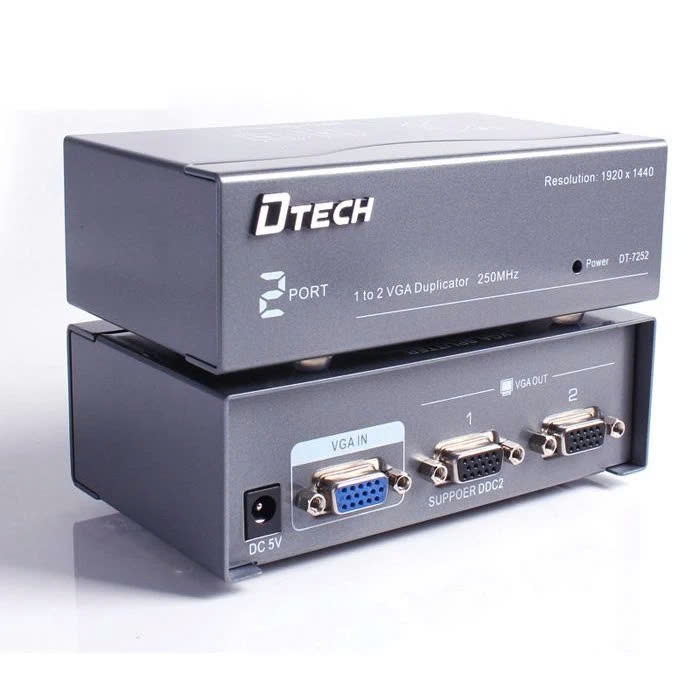 Bộ Chia Vga1 sang 2 Dtech DT7252