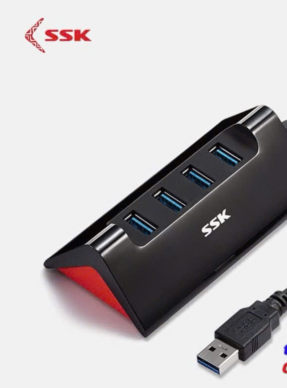 Bộ chia USB sang 4 cổng USB 3.0 SSK 835