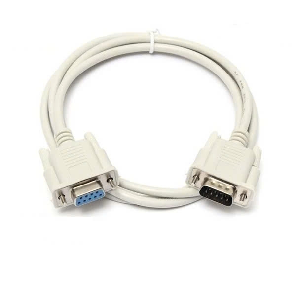 Cáp cổng Com RS232 2 đầu cái đực 1.5m 3m 5m màu trắng.