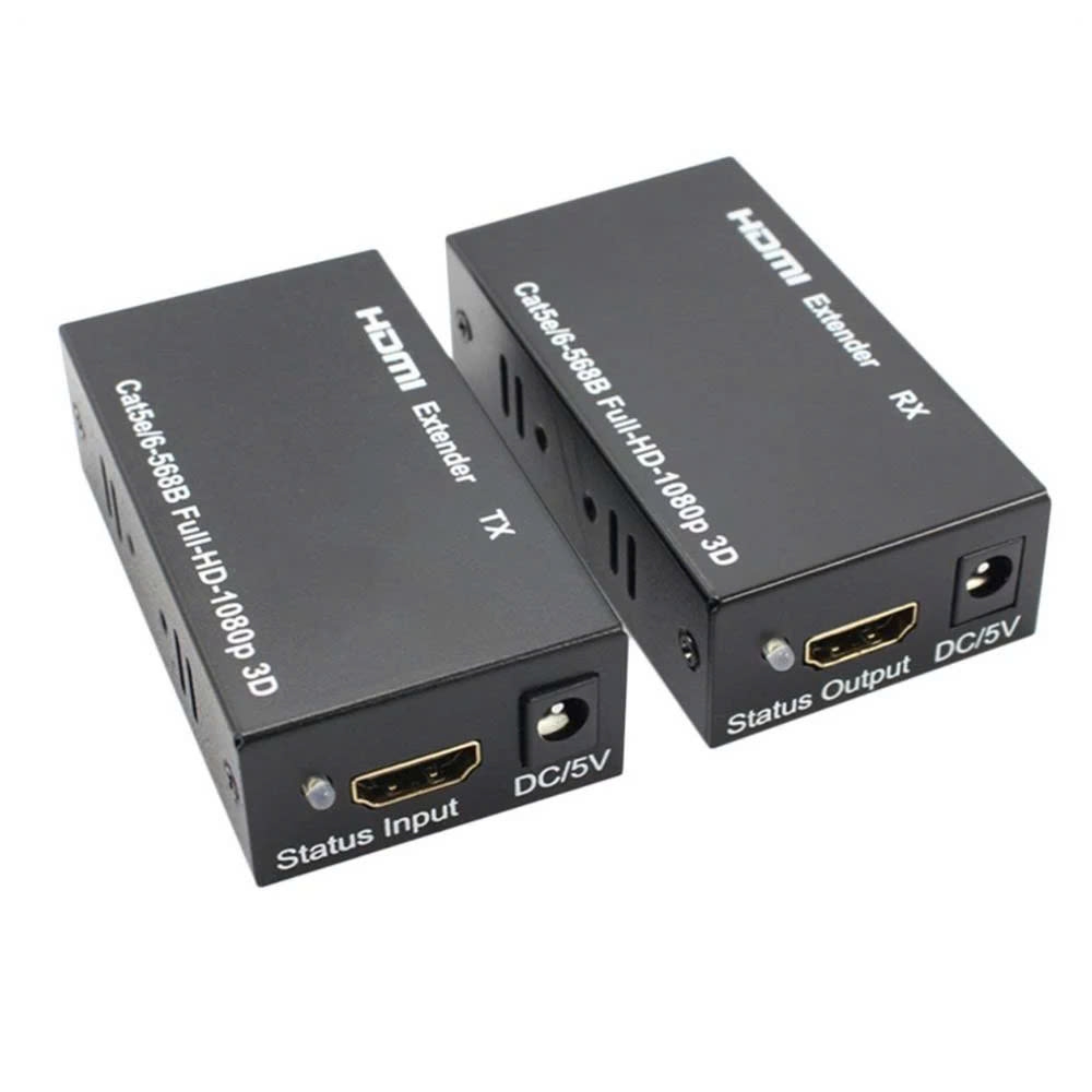 Bộ kéo dài khuếch đại HDMI qua mạng Lan RJ 45 dài 50M -KMV 50M