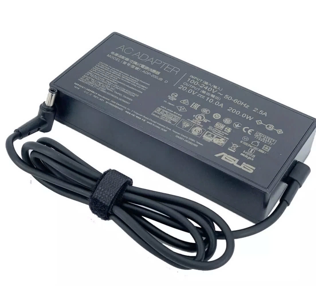 Sạc laptop Asus 20V-10A chân 6.0 x 3.7 có kim bên trong Asus FA506; FA507; FA706; FA707; FX506; FX50