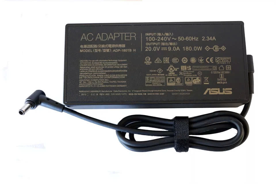 Sạc laptop Asus 20V-9A chân 6.0 x 3.7 có kim bên trong Asus 2021 ASUS TUF F15 FX516 RTX3050 Series Laptop
