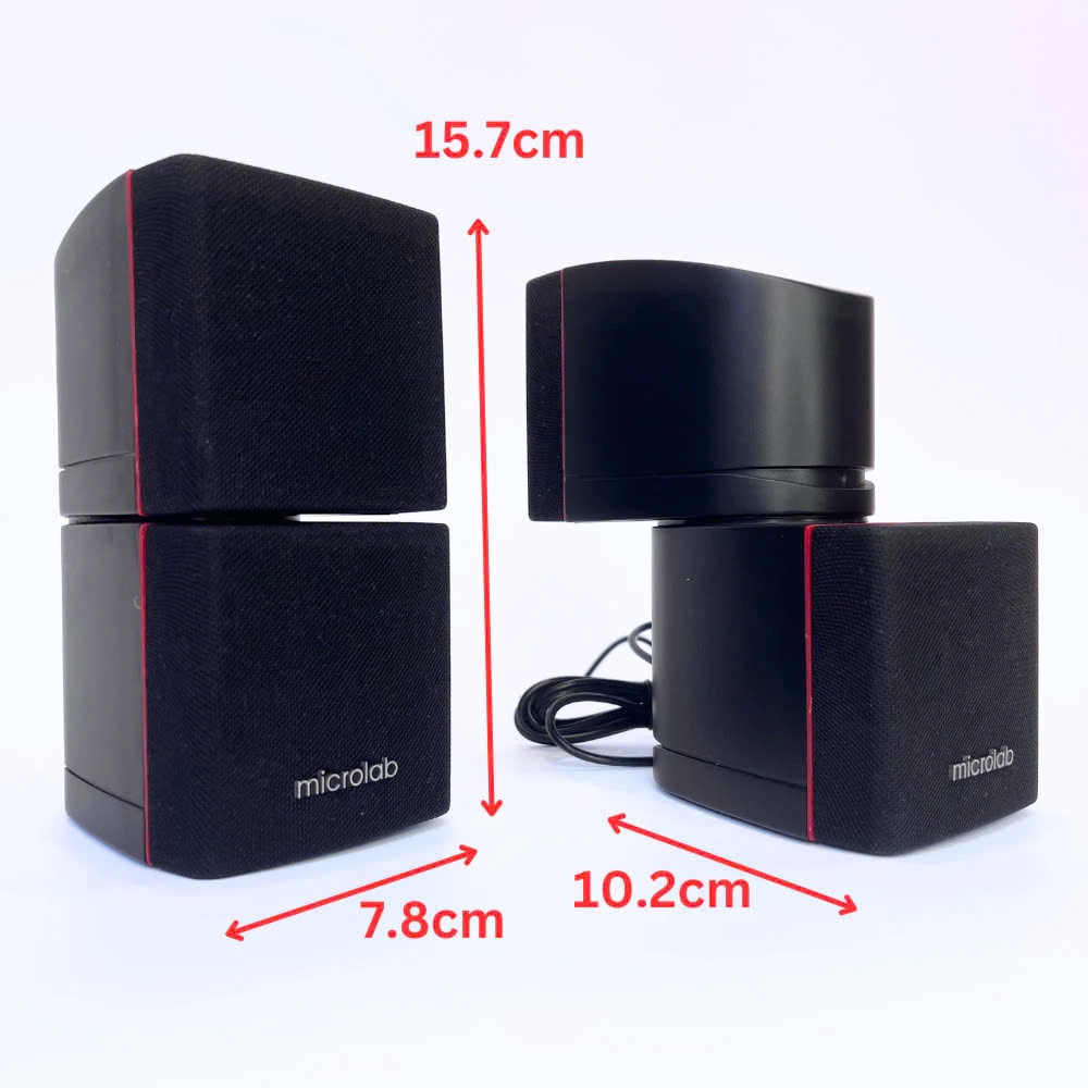 Loa Vi Tính Bluetooth Bass Cực Mạnh MICROLAB X3/X3BT, Công Suất 98W, Chơi Game, Nghe Nhạc, Làm Việc - Hàng Chính Hãng