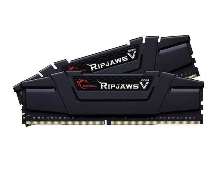 Bộ nhớ Ram máy tinh DDR4 Gskill 16G bus 3200 Ripjaws V (1x 16GB) (F4-3200C16S-16GVK) tản nhiệt