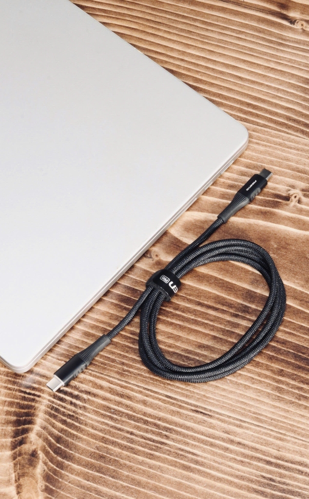 Pisen Cáp sạc nhanh thông minh tự ngắt PISEN PRO - Fox intelligent PowerOff USB-C 100W (1.2m) màu đen