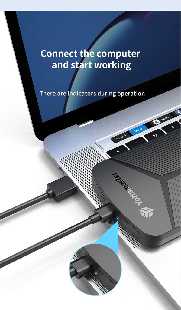 Yottamaster Hộp(Box) đựng ổ cứng SSD, HDD Yottamaster YMPW25  2.5 in, HDD laptop sang sata, nhựa, màu đen-Không dùng được ổ cứng máy bàn.