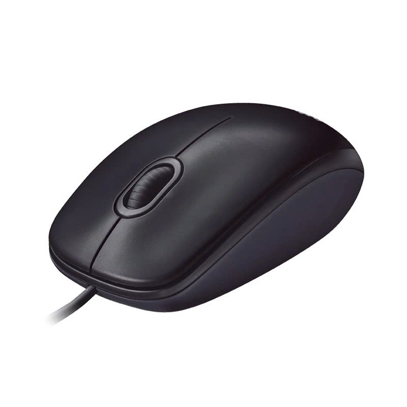 Chuột có dây Logitech M90 cổng USB 2.0 dài 1.8m màu đen xám