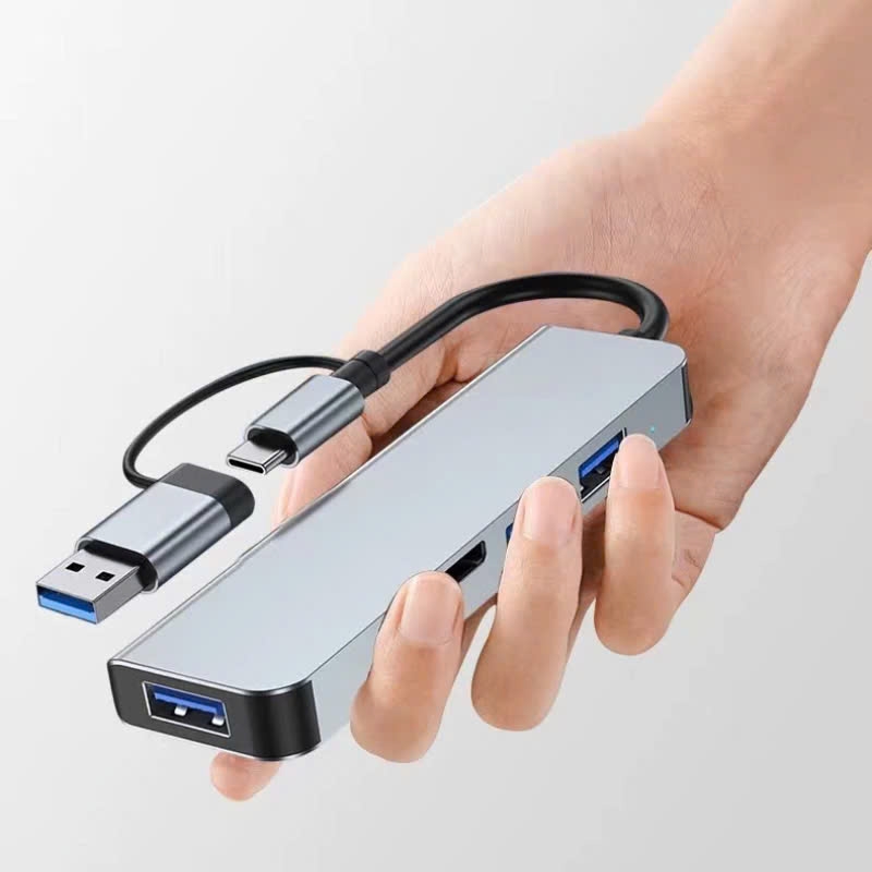 Đầu Đọc Thẻ Nhớ Đa Chức Năng Type C USB 2.0 6 Trong 1 SD/TF/XD/CF/M2 tùy chọn