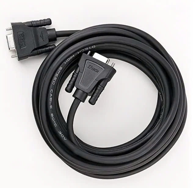 Dtech Cáp cổng Com RS232 Dtech DT 9005C 2 đầu cái 1.5m 3m màu đen.
