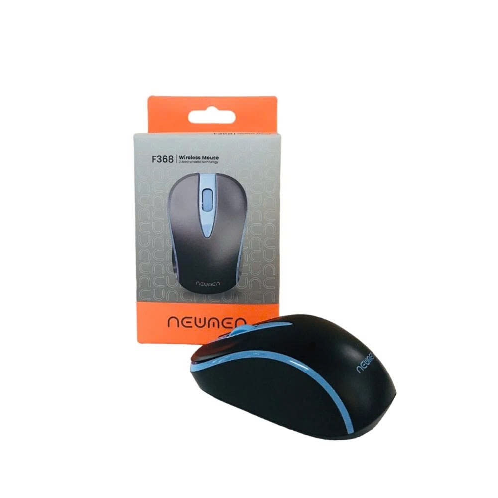Chuột không dây Newmen F368 màu đen xanh