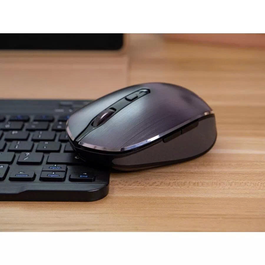 Chuột không dây và Bluetooth Newmen F900S màu xám
